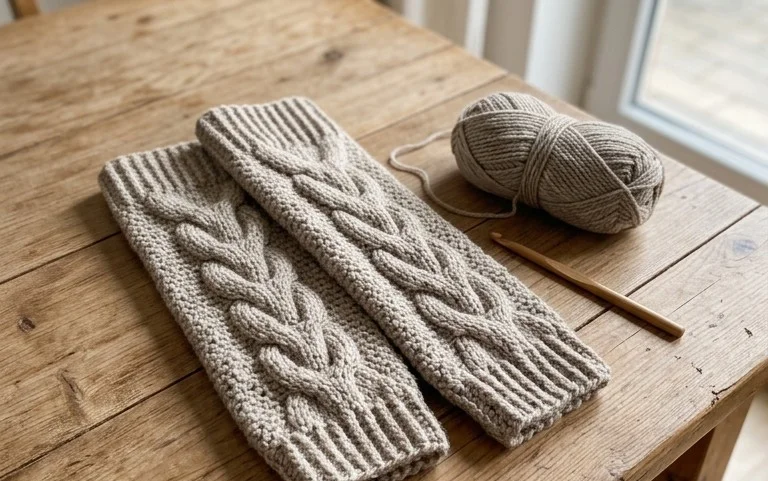 Gestrickte Beinwärmer häkeln: Kostenlose Anleitung