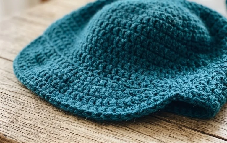 Slouchy Peaked Hat Free Crochet Pattern